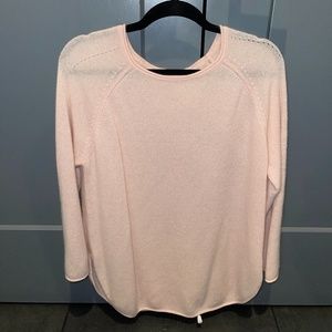 In Cashmere Light Pink Sweater